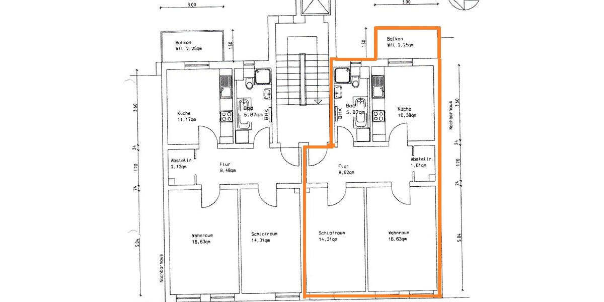 Balkon und Aufzug in der Innenstadt von Gera nahe dem Süd-Bahnhof! - Etagenwohnung Gera Debschwitz | Angebot:27193815