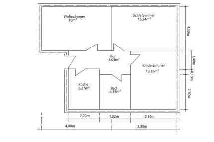3 Raum Wohnung in Zeulenroda 3 zimmer