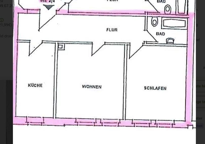 Etagenwohnung Greiz - 3 Zimmer, 75 m&sup2;, 31.000&euro; | Angebot:26640696