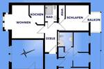 Etagenwohnung Greiz Irchwitz - 2 Zimmer, 50 m&sup2;, 378&euro; | Angebot:26105609