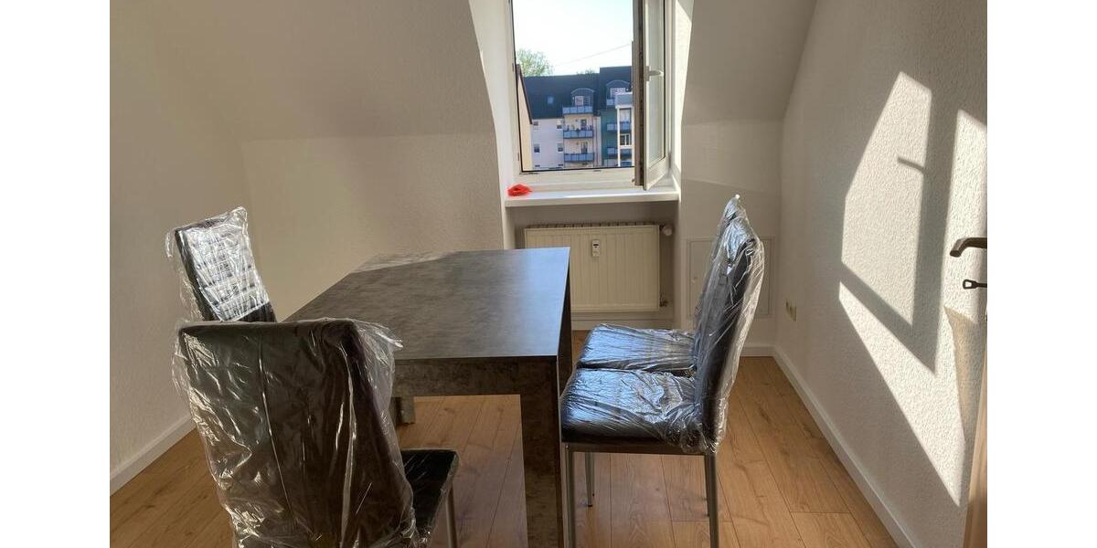 Dachgeschoßwohnung Elsteraue - 3 Zimmer, 46 m&sup2;, 330&euro; | Angebot:25538323