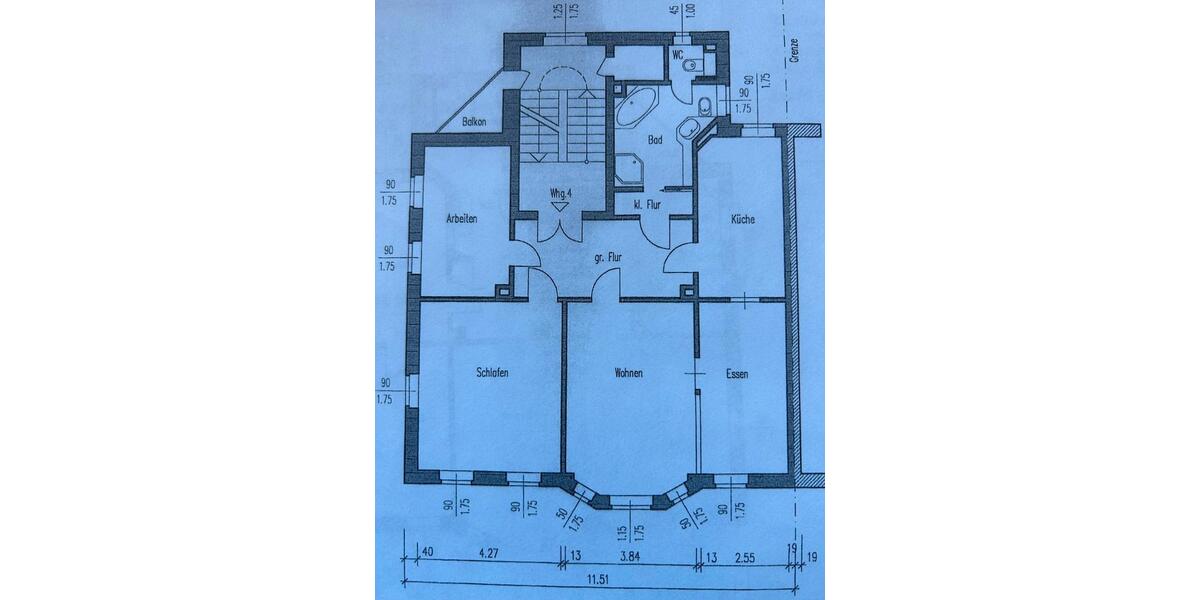 Etagenwohnung Gera Debschwitz - 4 Zimmer, 103 m&sup2;, 225.000&euro; | Angebot:26163845