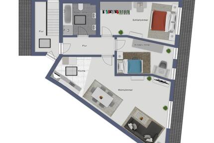 Großzügig WOHNEN... 3 zimmer