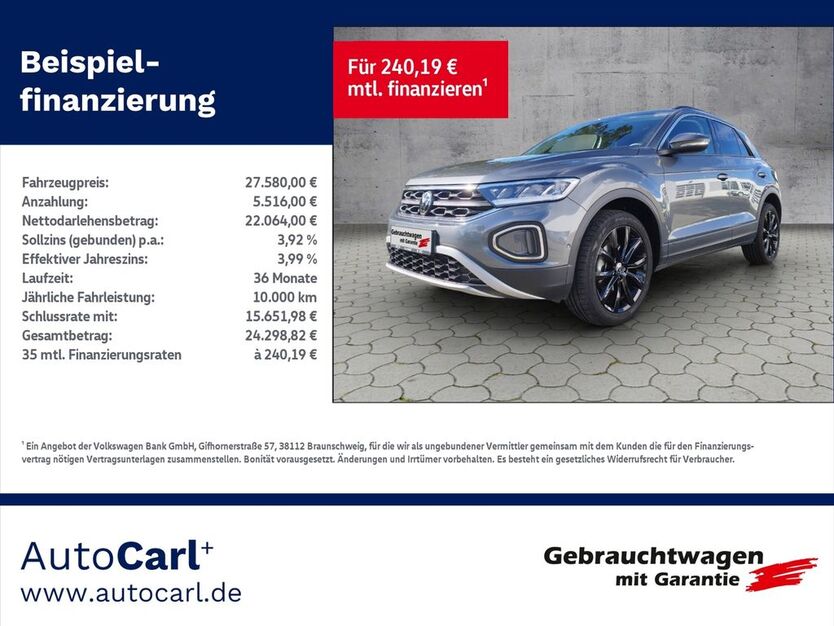 VW T-Roc 17.100 km 27.580 € Reichenbach 08468