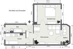 Etagenwohnung Gera Alt-Taubenpreskeln - 2 Zimmer, 49 m&sup2;, 318&euro; | Angebot:26672954