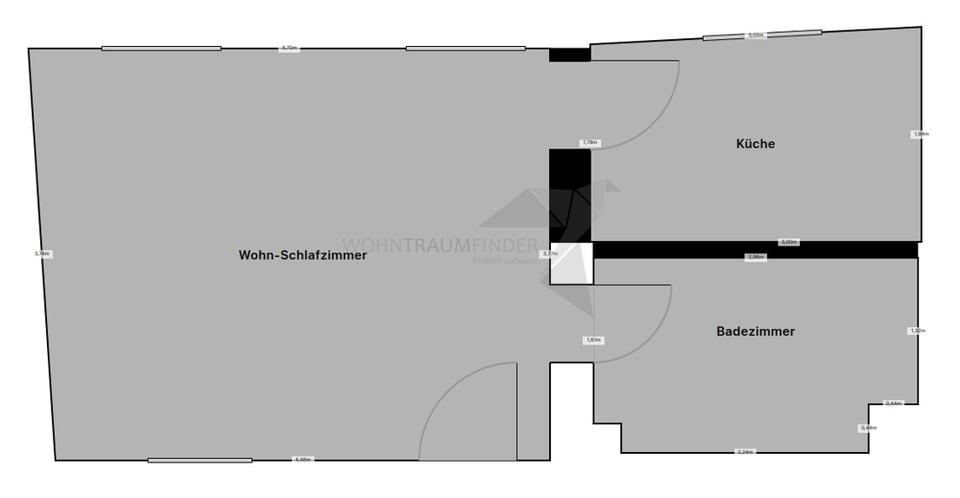 Gemütliche, NEU renovierte 1-Raum-Wohnung in Meerane 1 zimmer