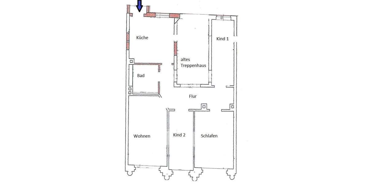 Gewerbeobjekt Gera Innenstadt - 4 Zimmer, 550&euro; | Angebot:25749200