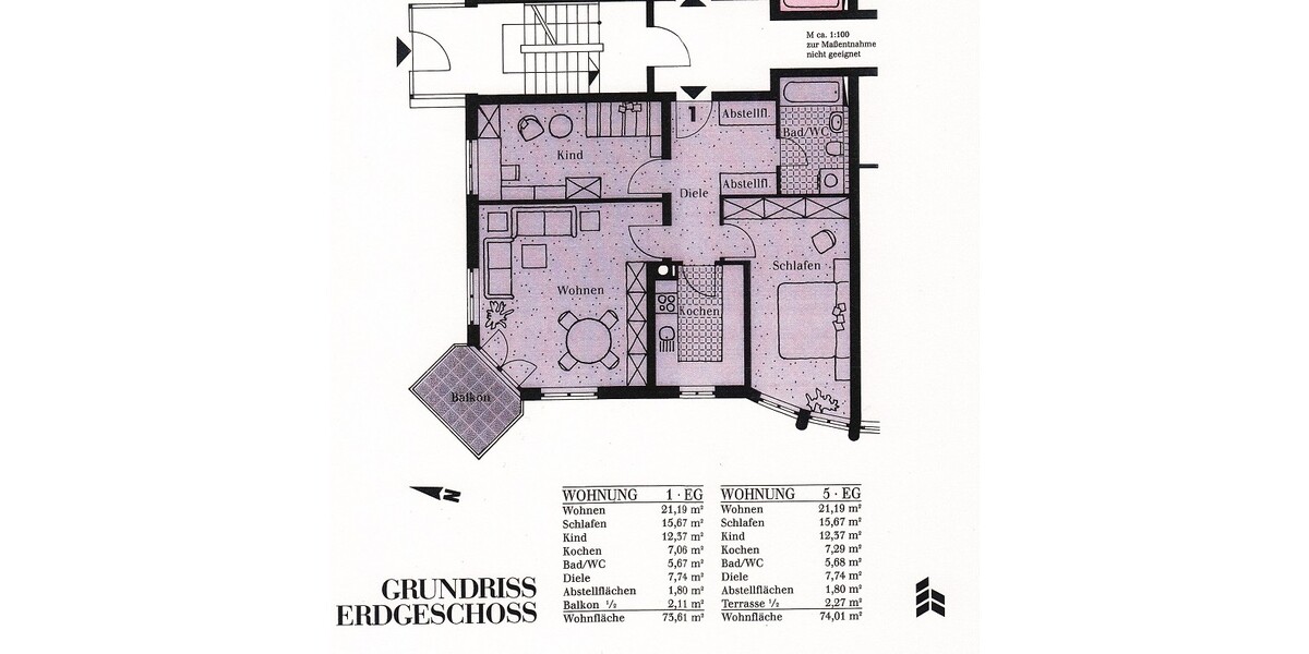 Charmante 3-Raum-Eigentumswohnung inkl. TG-Stellplatz in beliebter Wohngegend - Etagenwohnung Gera Alt-Bieblach | Angebot:26133787