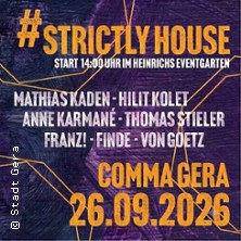 Strictly House 26.09.2026 Clubzentrum Comma