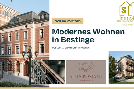 Wohnung Crimmitschau - 3 Zimmer, 110 m&sup2;, 1.045&euro; | Angebot:26909909