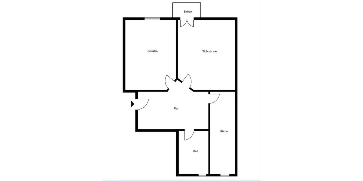 2 Zi-Whg. im 1.OG mit Balkon, SP möglich 2 zimmer