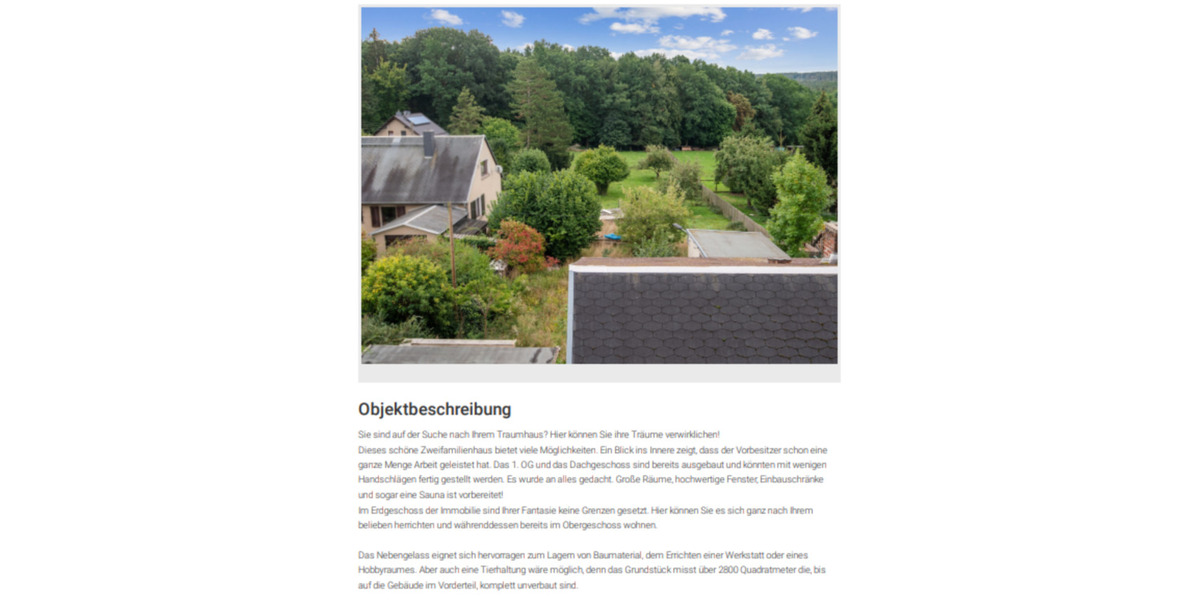 Einfamilienhaus Mohlsdorf-Teichwolframsdorf Teichwolframsdorf - 8 Zimmer, 250 m&sup2;, 125.000&euro; | Angebot:24615475