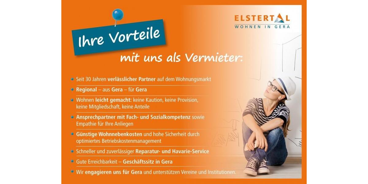 Erdgeschoßwohnung Gera - 1 Zimmer, 18 m&sup2;, 121&euro; | Angebot:26422068