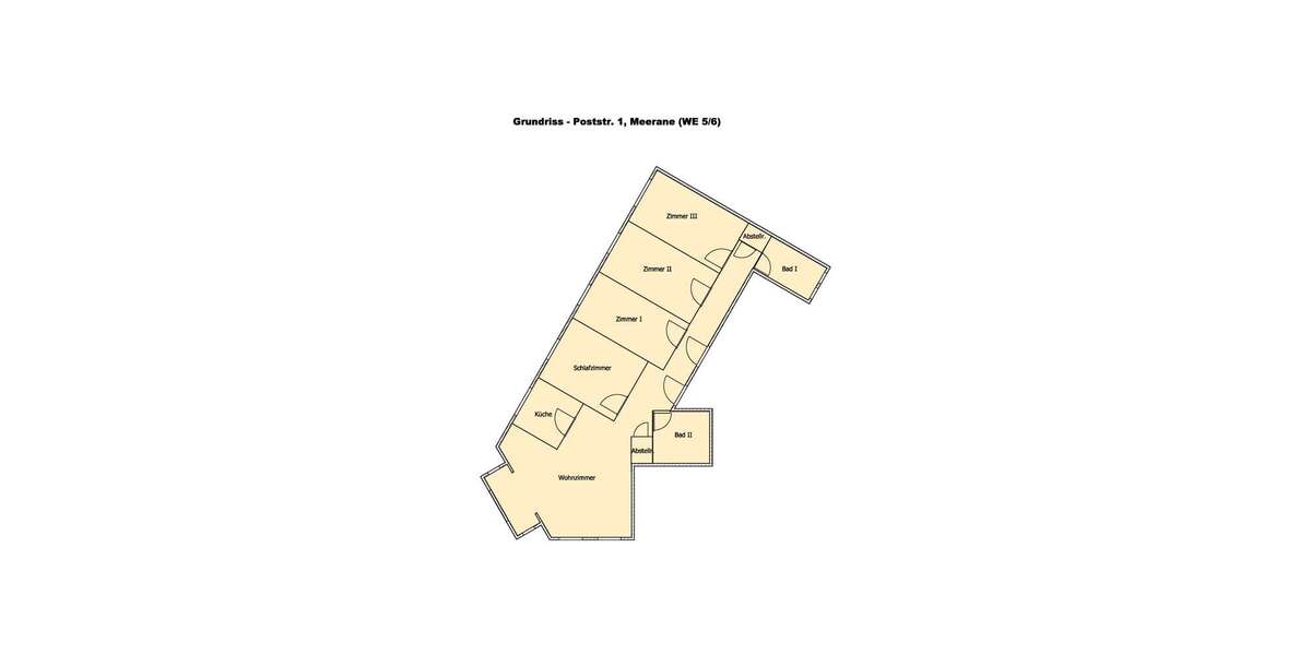 Etagenwohnung Meerane Crotenlaide - 5 Zimmer, 114 m&sup2;, 650&euro; | Angebot:26014582