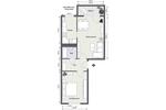 Etagenwohnung Gera Lusan - 2 Zimmer, 54 m&sup2;, 352&euro; | Angebot:26672952