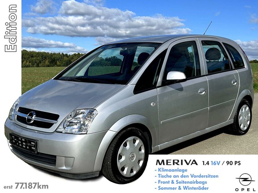 Opel Meriva 77.187 km 3.790 € Göhren 04603