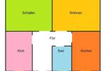 Etagenwohnung Crimmitschau - 3 Zimmer, 76 m&sup2;, 450&euro; | Angebot:26807688