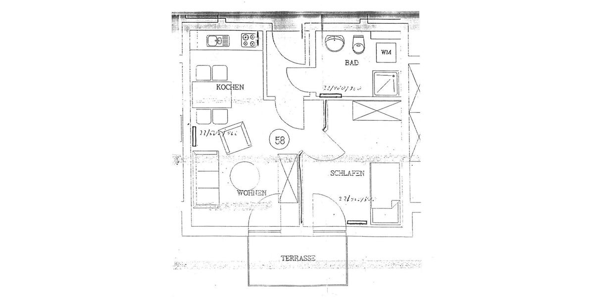 Erdgeschoßwohnung Altenburg - 2 Zimmer, 39 m&sup2;, 38.000&euro; | Angebot:25900798