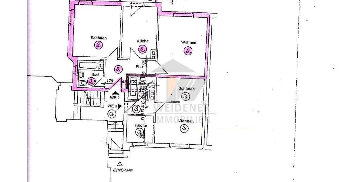 Vermietete 2-R.-Eigentumswohnung m. Stellplatz im Geraer-Ostviertel 2 zimmer