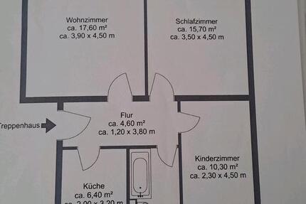 Wohnung Stadtroda - 3 Zimmer, 64 m&sup2;, 615&euro; | Angebot:25180644