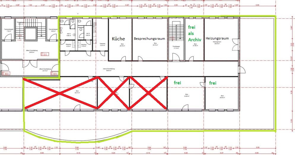 Bürogemeinschaft im Herzen von Gera! Moderne Büroräume mit Aufzug, Teeküche und Dachterrasse! - Gewerbeobjekt Gera | Angebot:26348791