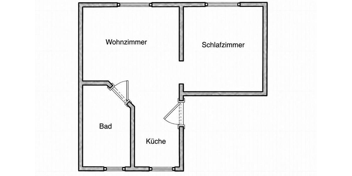 Dachgeschoßwohnung Rositz - 2 Zimmer, 30 m&sup2;, 190&euro; | Angebot:26348346