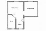 Dachgeschoßwohnung Rositz - 2 Zimmer, 30 m&sup2;, 190&euro; | Angebot:26348346