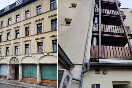 Wohn-und Geschäftshaus im Sanierungsgebiet mit 4 WE und 2 GE, Nachbargrundstück zum Kauf mgl. zimmer