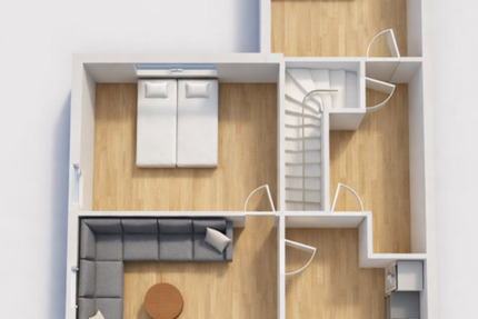 helle 3-Raum-Dachgeschosswohnung (76 m²) 3 zimmer