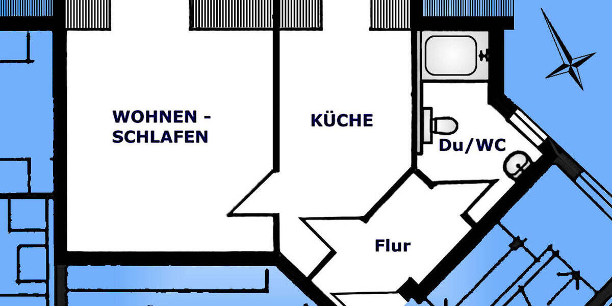 Singlewohnung in Pohlitz 1 zimmer
