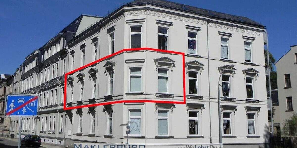 Etagenwohnung Greiz Irchwitz - 3 Zimmer, 77 m&sup2;, 382&euro; | Angebot:22520099