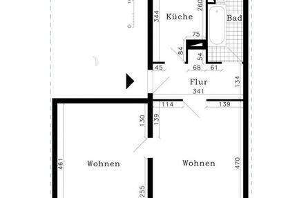 Wohnung Werdau - 2 Zimmer, 46 m&sup2;, 33.900&euro; | Angebot:27009737