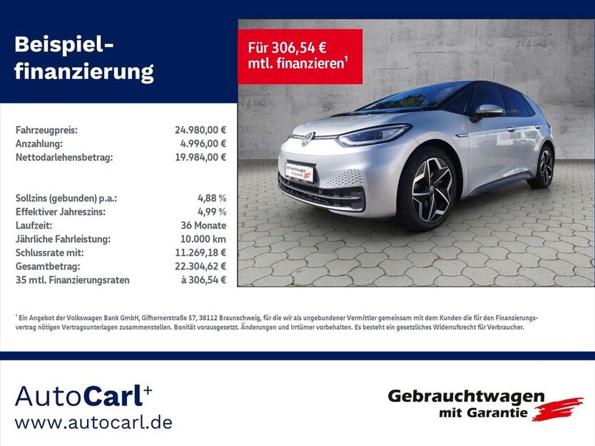 VW ID.3 48.700 km 23.980 € Reichenbach 08468