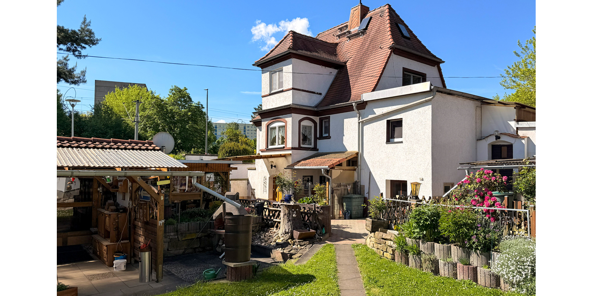 hr privates Refugium – Einfamilienhaus mit Poolhaus, Wintergarten und viel Platz! *Provisionsfrei - Einfamilienhaus Gera Lusan | Angebot:27212518
