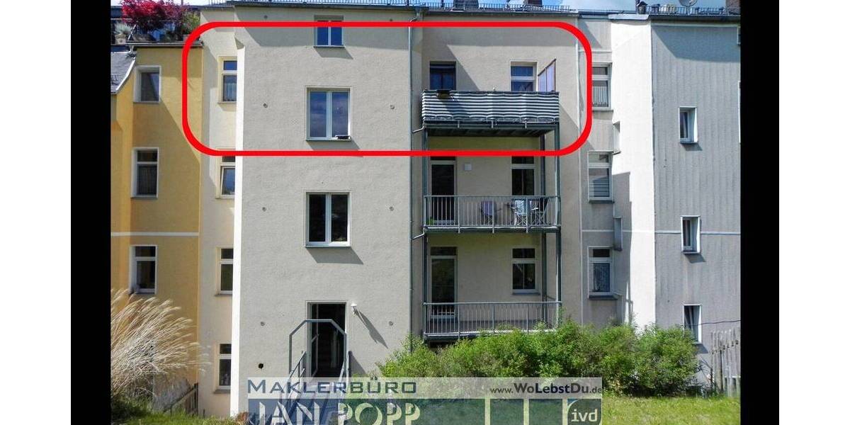 Etagenwohnung Greiz Irchwitz - 4 Zimmer, 90 m&sup2;, 550&euro; | Angebot:26908595