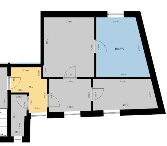Etagenwohnung Meerane - 2 Zimmer, 58 m&sup2;, 319&euro; | Angebot:25376877