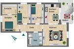 Etagenwohnung Triptis - 4 Zimmer, 97 m&sup2;, 995&euro; | Angebot:24586572