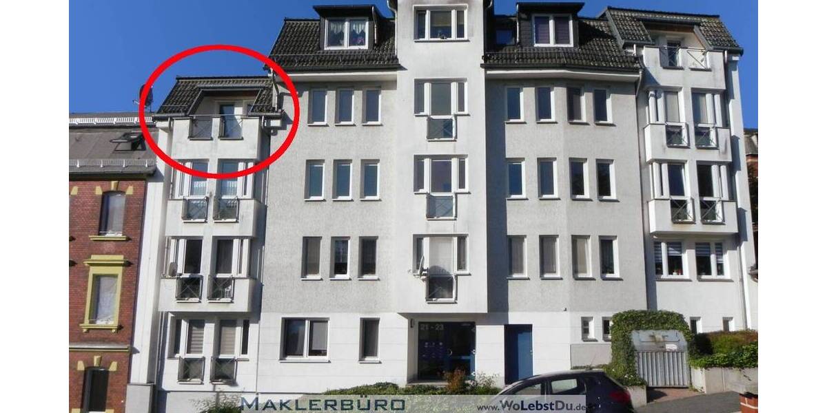 Provisionsfreie Eigentumswohnung mit Balkon und Einbauküche 2 zimmer