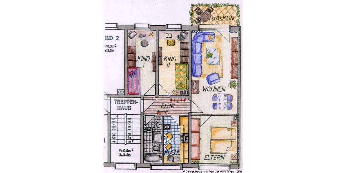 Wohnung zum Mieten in Gera 350 € 70 m² 4 zimmer