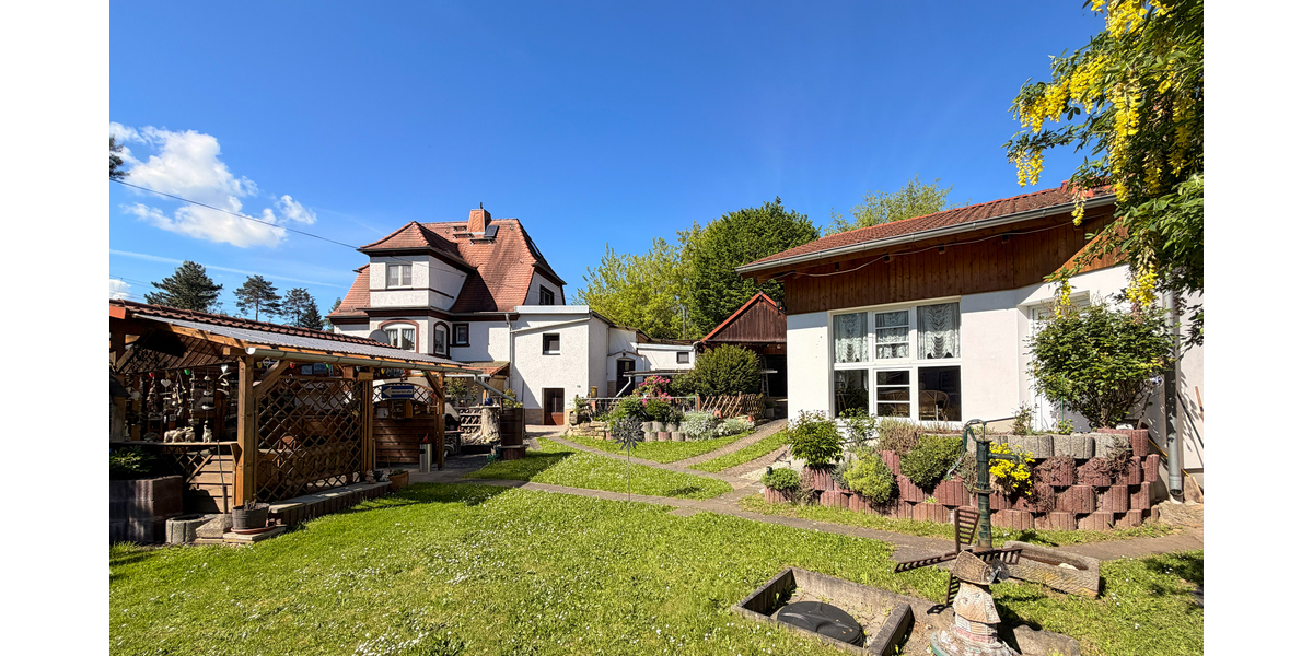 hr privates Refugium – Einfamilienhaus mit Poolhaus, Wintergarten und viel Platz! *Provisionsfrei - Einfamilienhaus Gera Lusan | Angebot:27212518