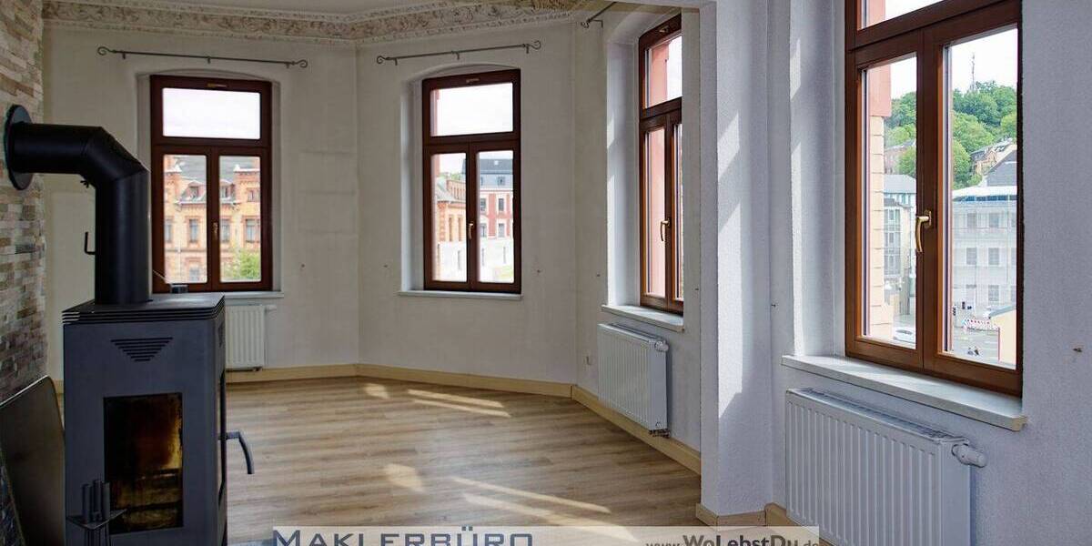 Etagenwohnung Greiz Irchwitz - 2 Zimmer, 85 m&sup2;, 600&euro; | Angebot:26879059