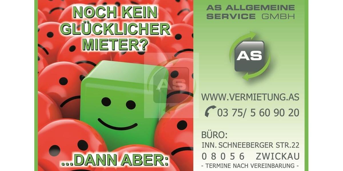 Etagenwohnung Meerane - 3 Zimmer, 82 m&sup2;, 595&euro; | Angebot:25365173