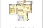 Erdgeschoßwohnung Gera Debschwitz - 2 Zimmer, 53 m&sup2;, 300&euro; | Angebot:26132580