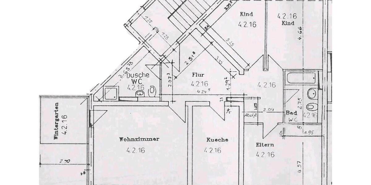 Etagenwohnung Werdau - 4 Zimmer, 101 m&sup2;, 125.000&euro; | Angebot:26061573