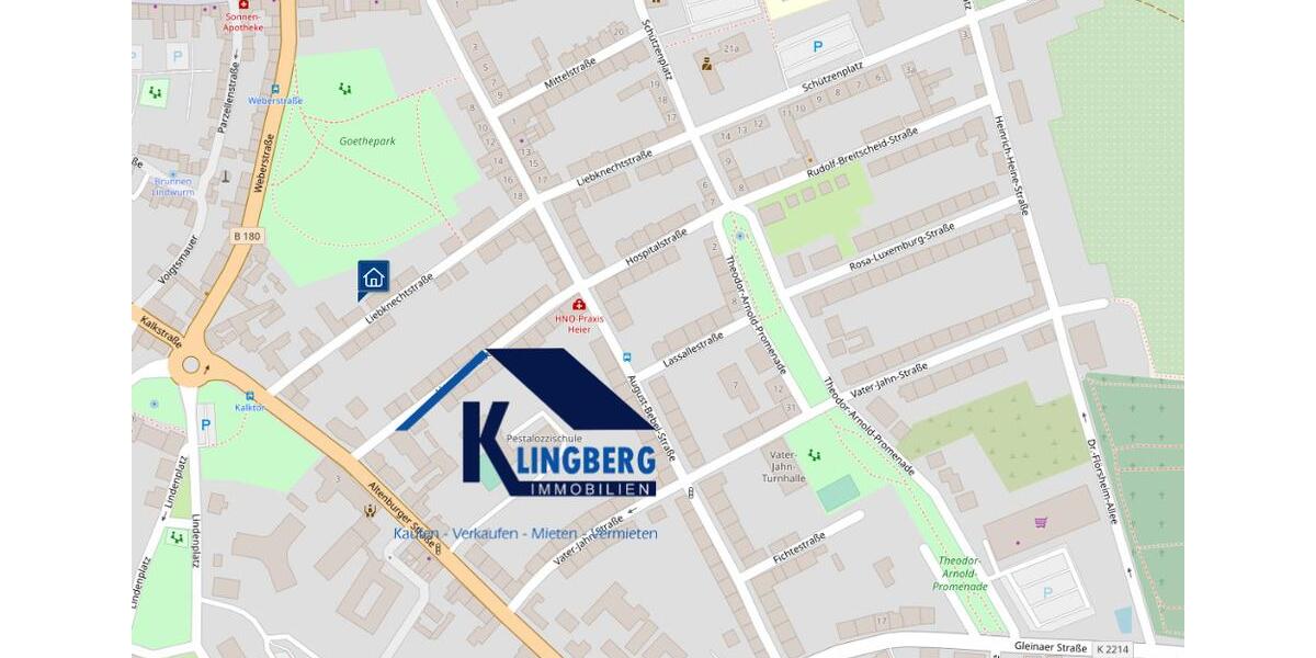 Etagenwohnung Zeitz - 1 Zimmer, 33 m&sup2;, 230&euro; | Angebot:16341140