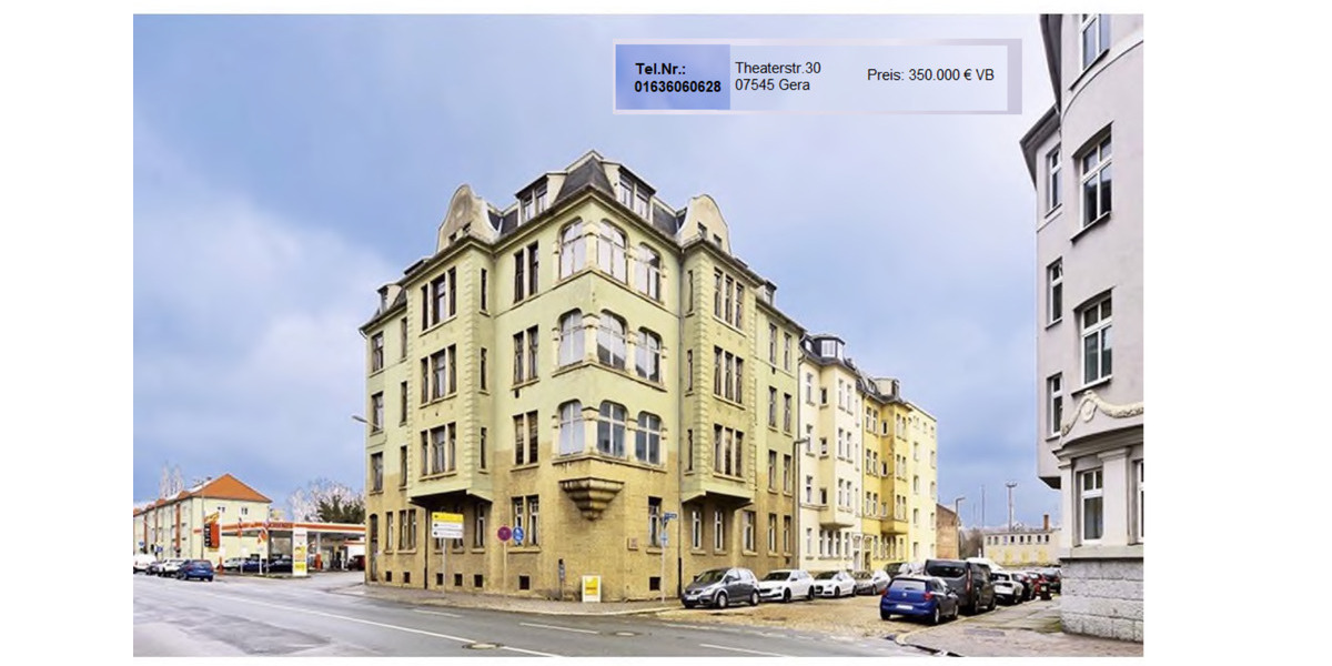 MFH in Gera , Theaterstr.30 50 zimmer