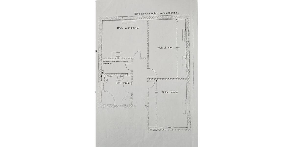 Erdgeschoßwohnung Elsteraue - 2.5 Zimmer, 73 m&sup2;, 44.900&euro; | Angebot:27143924
