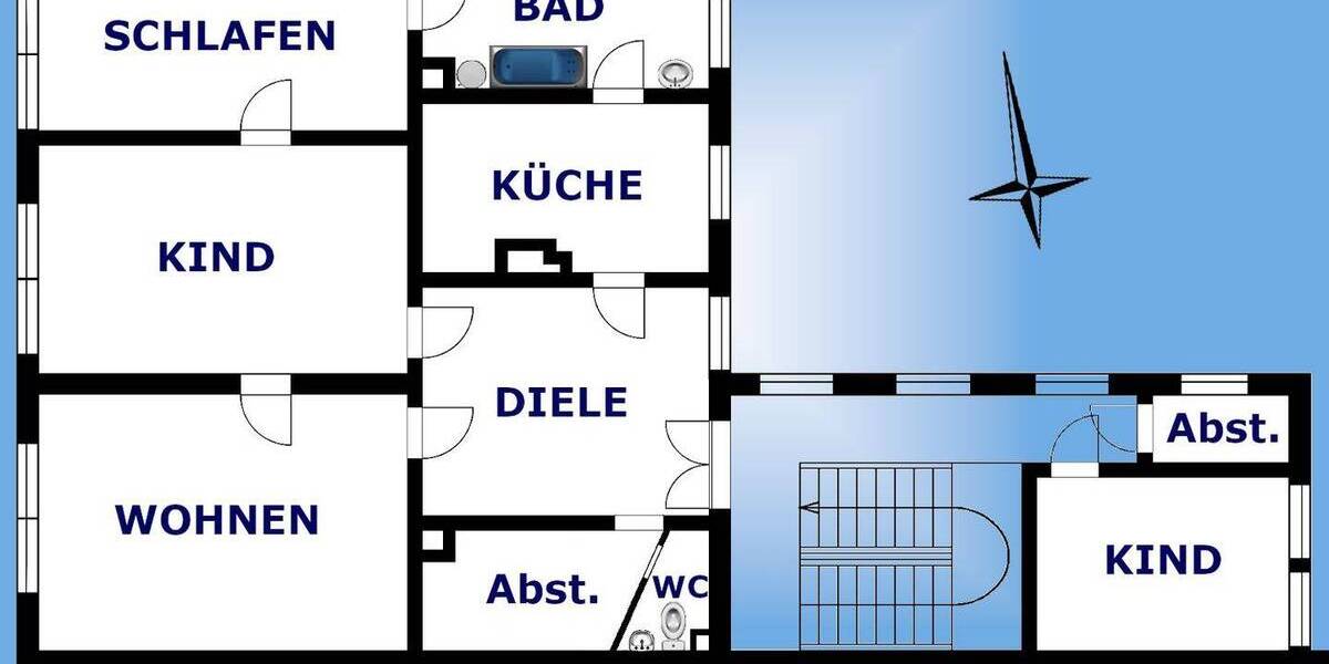Etagenwohnung Greiz Irchwitz - 4 Zimmer, 128 m&sup2;, 520&euro; | Angebot:26851230