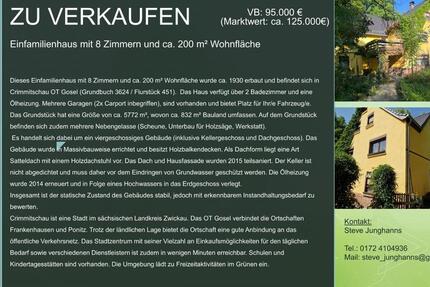 Haus Crimmitschau - 95.000&euro; | Angebot:25409597