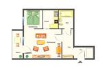 Etagenwohnung Eisenberg - 1.5 Zimmer, 37 m&sup2;, 49.000&euro; | Angebot:26717577